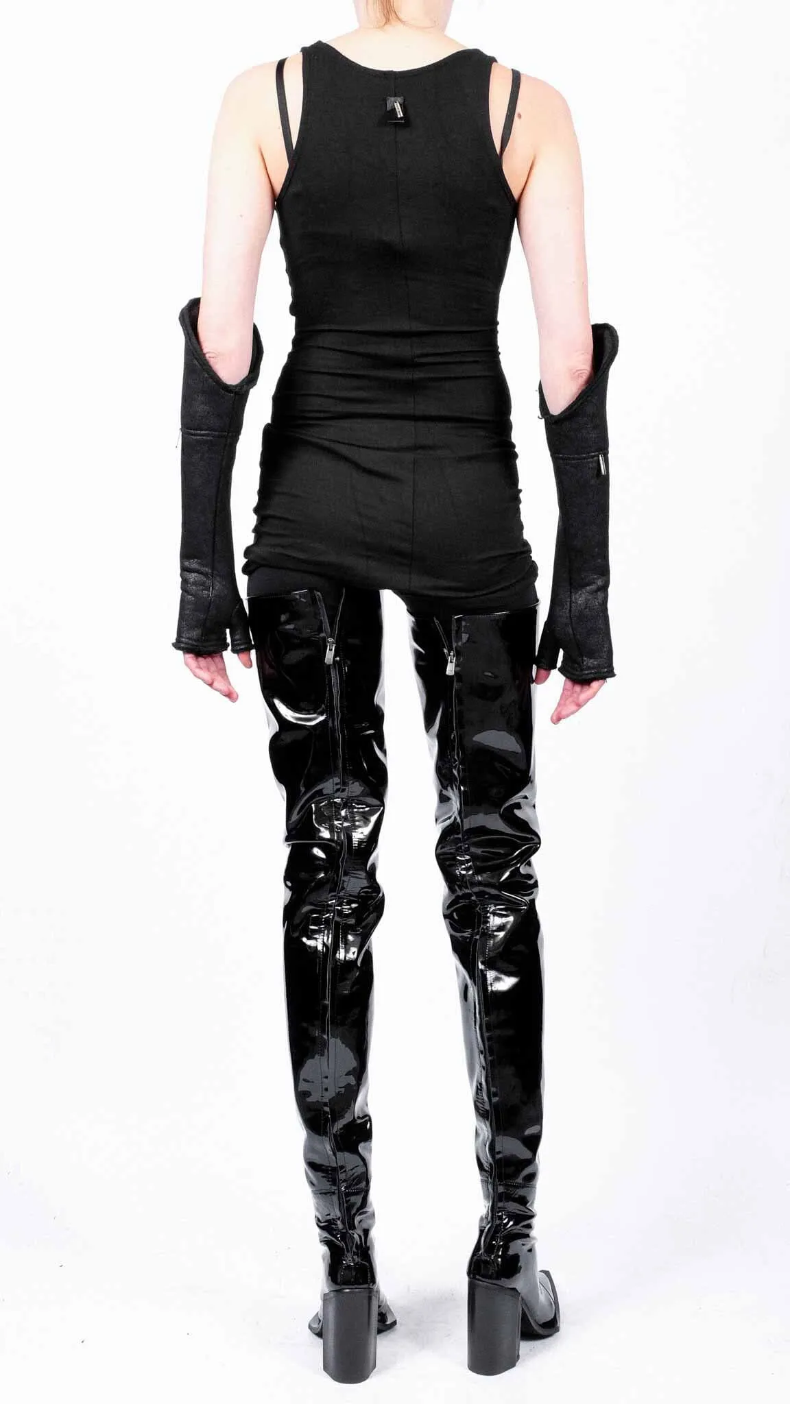 Leather Effect Gloves