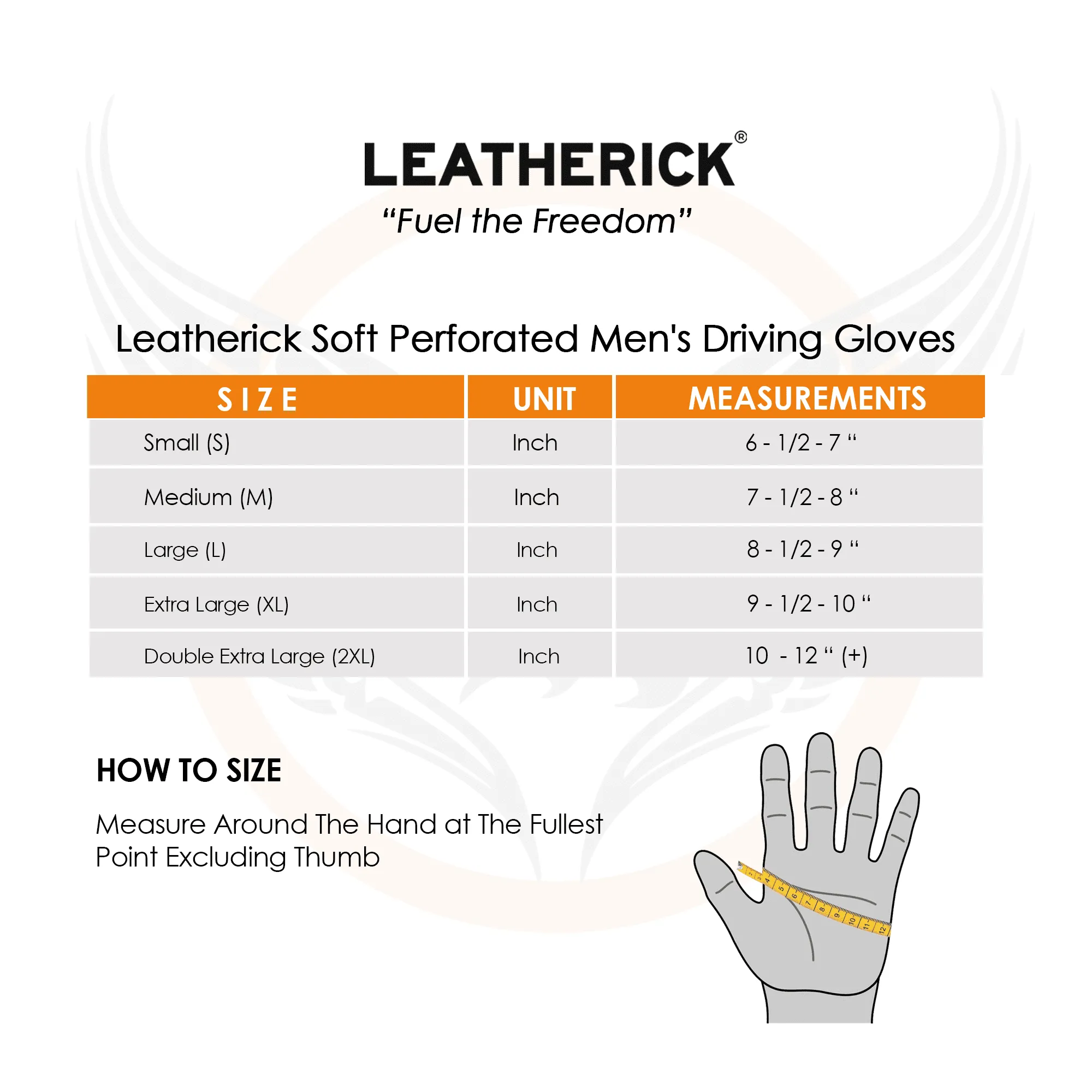 Leatherick Men's Dark Brown Classic Genuine Leather Driving Gloves