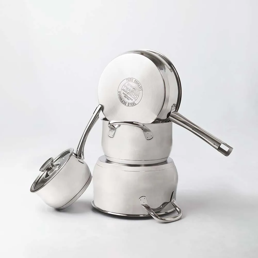 Legend Master Chef Stainless Steel 7pce Cookware