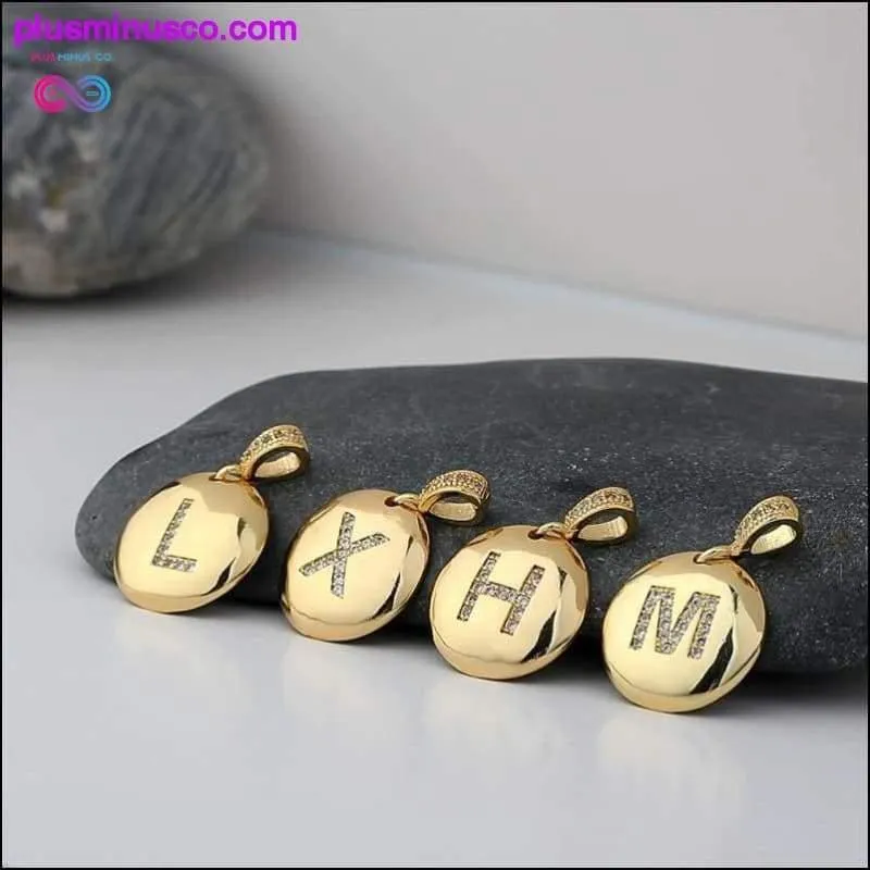 Letter Necklace Gold 26 Letters Charm Necklaces Pendants