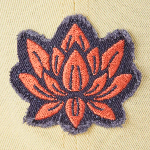 Life is Good Breathe Lotus LIG Tattered Chill Cap