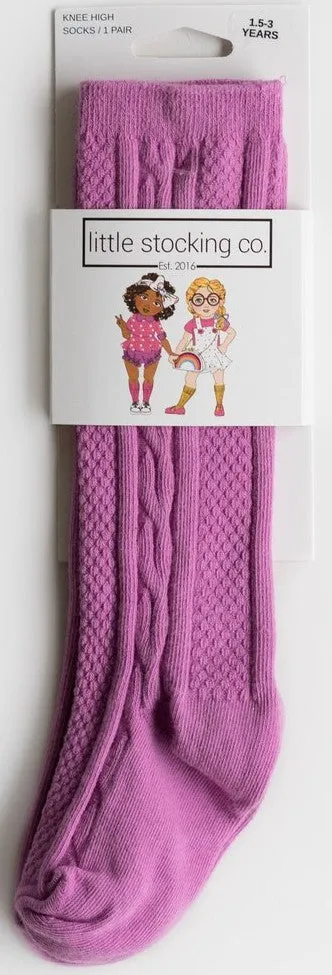 Little Stocking Co Knee High Socks - Orchid