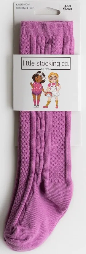 Little Stocking Co Knee High Socks - Orchid