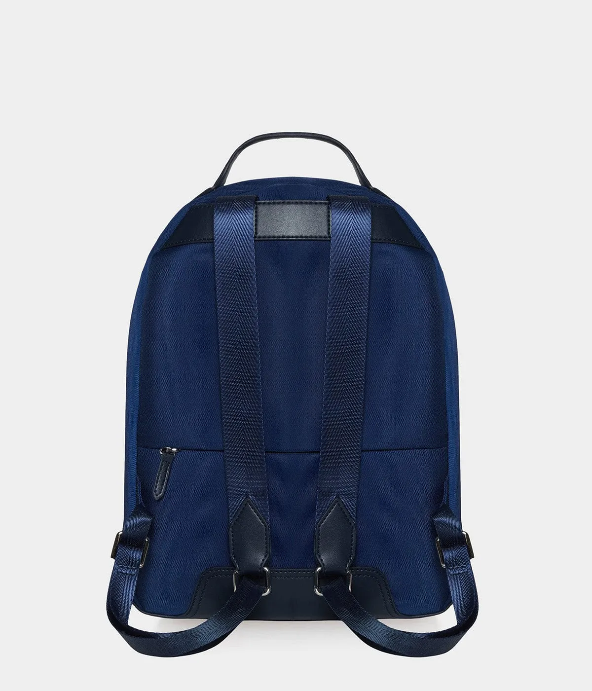Lively Apple Skin & Recycled Nylon Backpack | Navy Blue