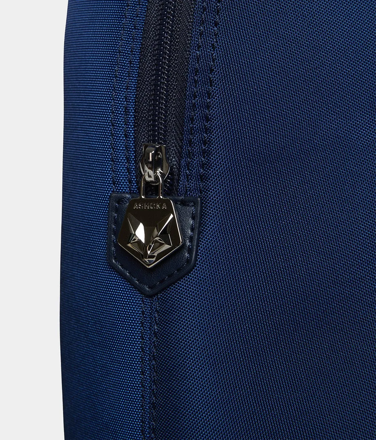 Lively Apple Skin & Recycled Nylon Backpack | Navy Blue