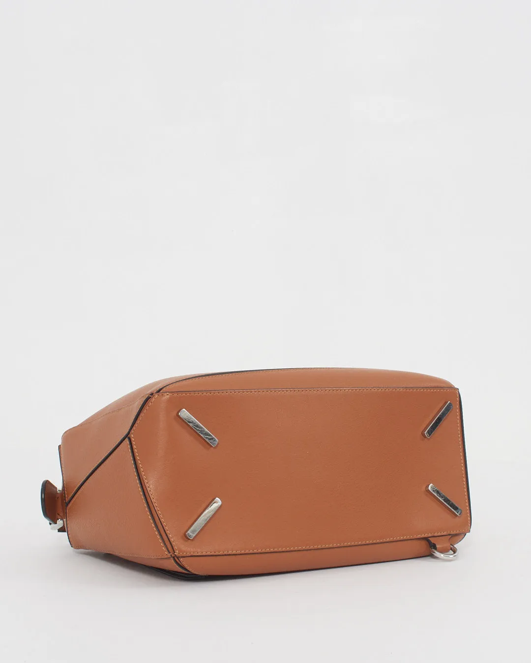 Loewe Tan/Brown Leather Medium Puzzle Bag