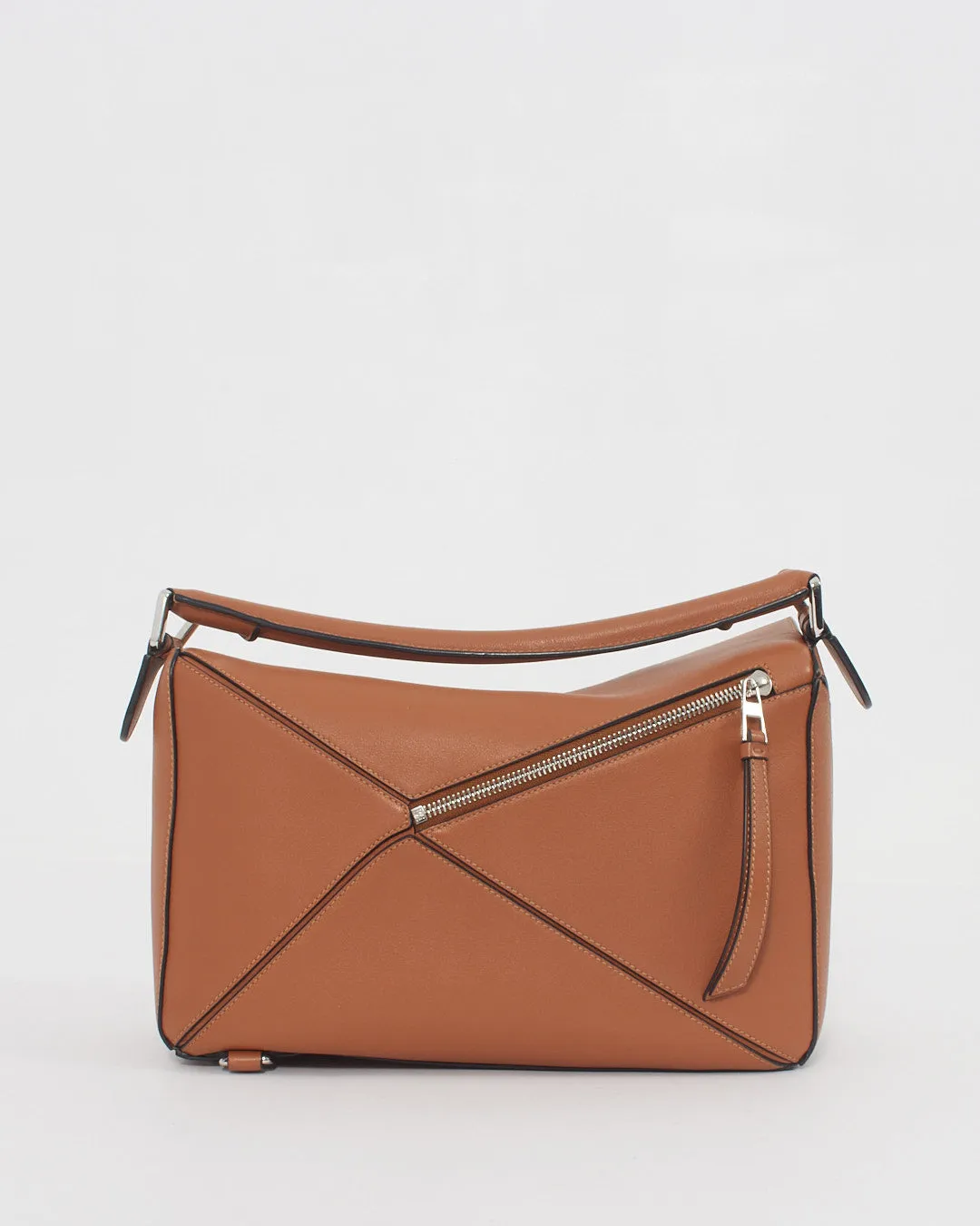 Loewe Tan/Brown Leather Medium Puzzle Bag