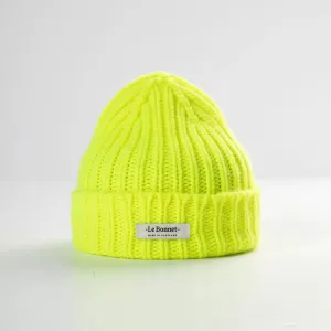 Logo Beanie, Fluo Yellow