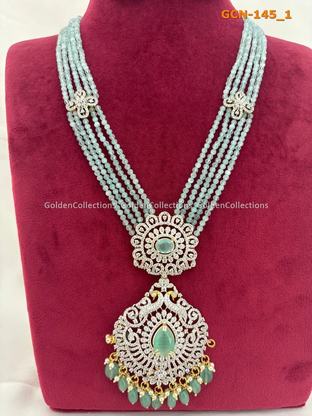 Long Necklaces For Women : Beads Fashion Jewellery Necklace GCN-145