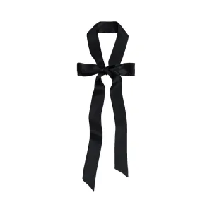 Lost Patterns "La Collectionneuse" Silk Ribbon Scarf - Black