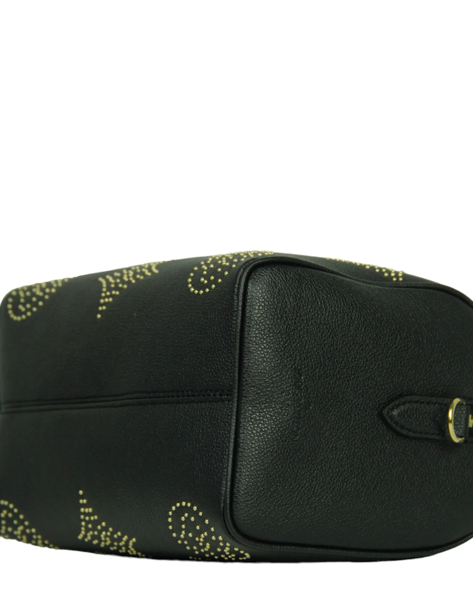 Louis Vuitton Black Studded Monogram Giant Speedy Bandouliere 25 Bag