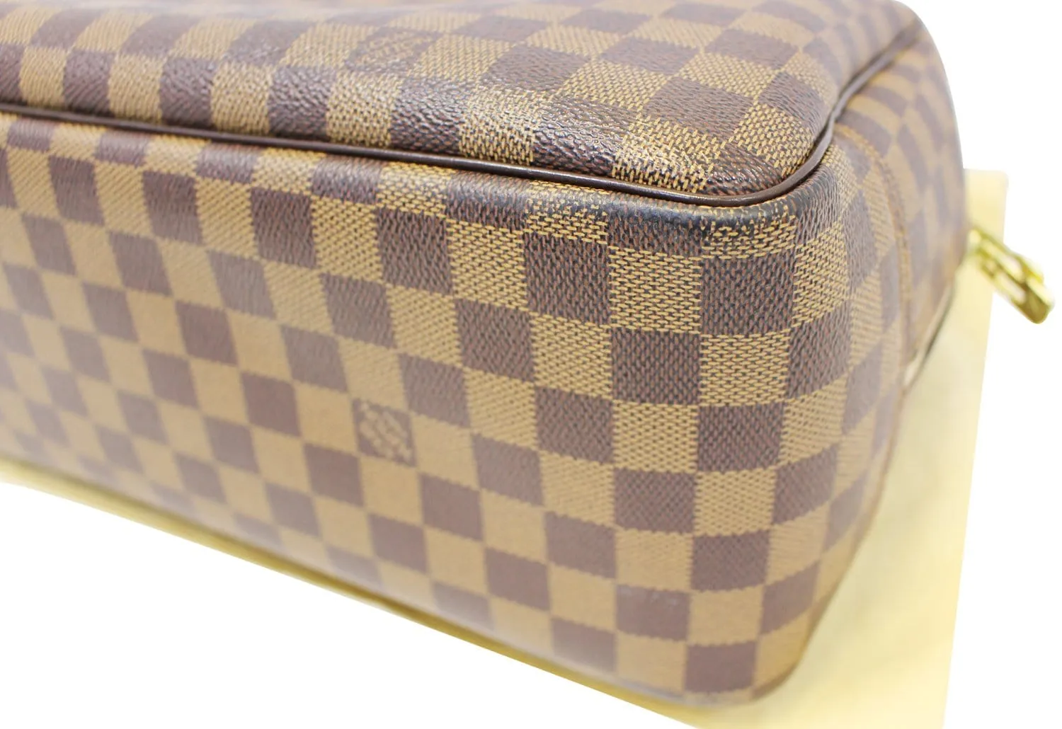 LOUIS VUITTON Damier Ebene Deauville Special Order Satchel Bag