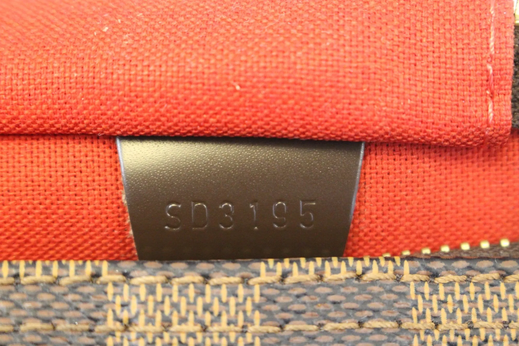 LOUIS VUITTON Damier Ebene Speedy 30 Brown Satchel Bag