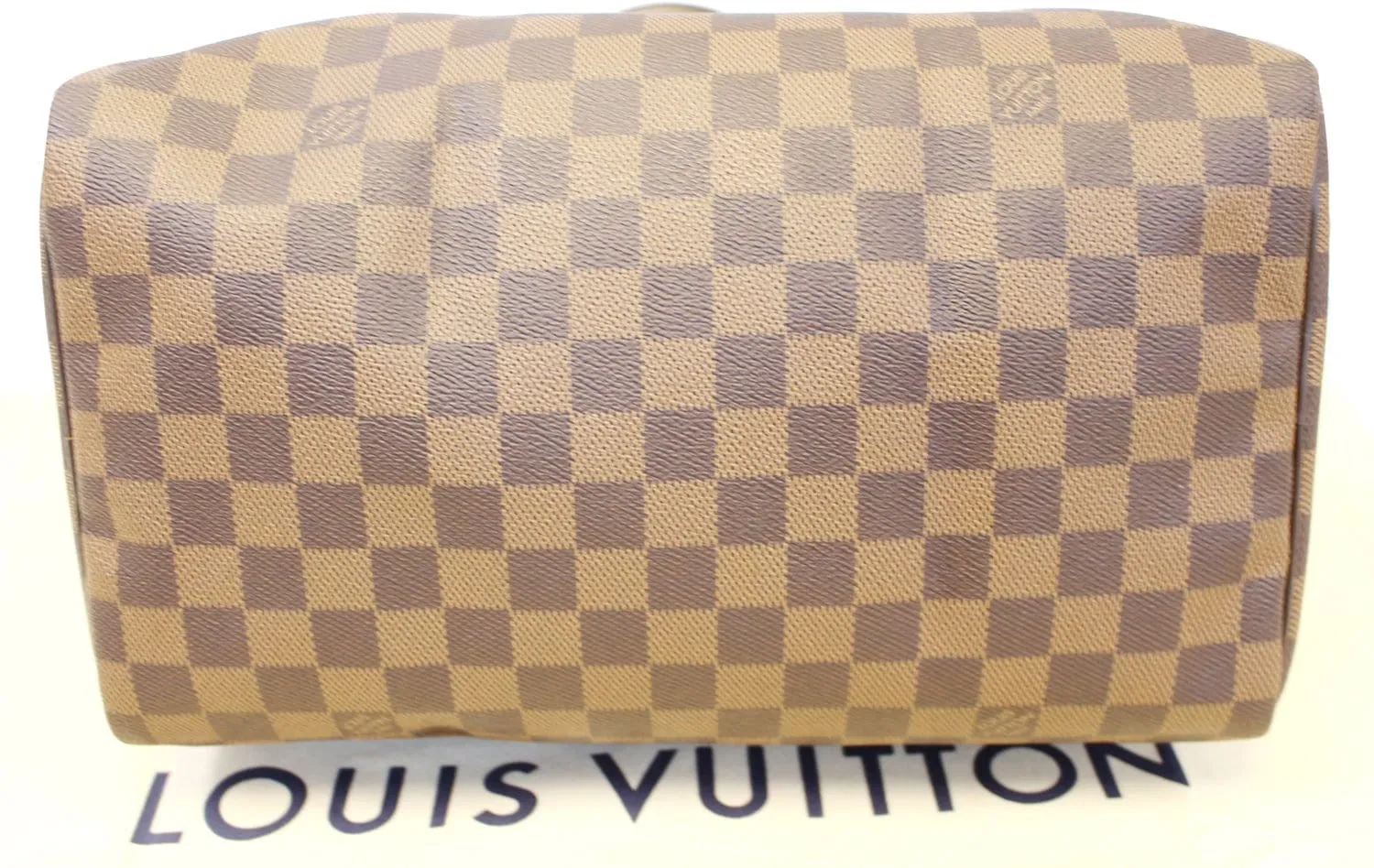 LOUIS VUITTON Damier Ebene Speedy 30 Satchel Bag