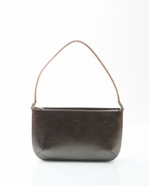 Louis Vuitton Grey Metallic Matt Fowler Monogram Shoulder Bag