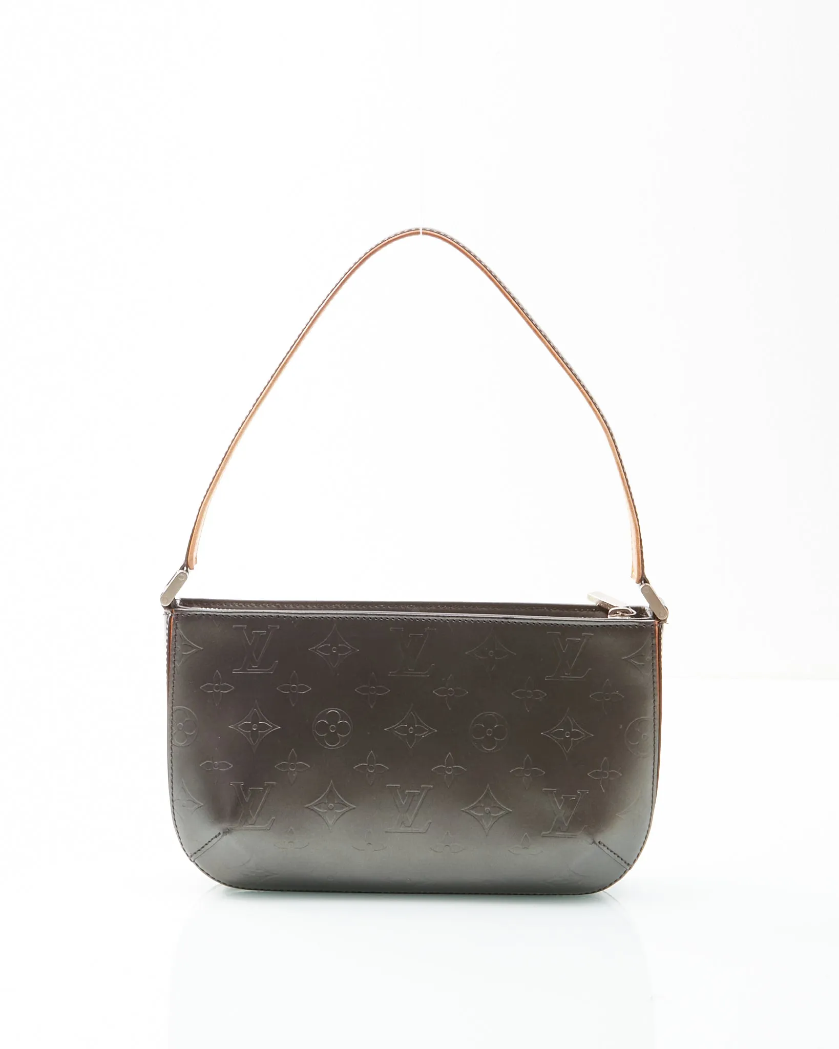 Louis Vuitton Grey Metallic Matt Fowler Monogram Shoulder Bag