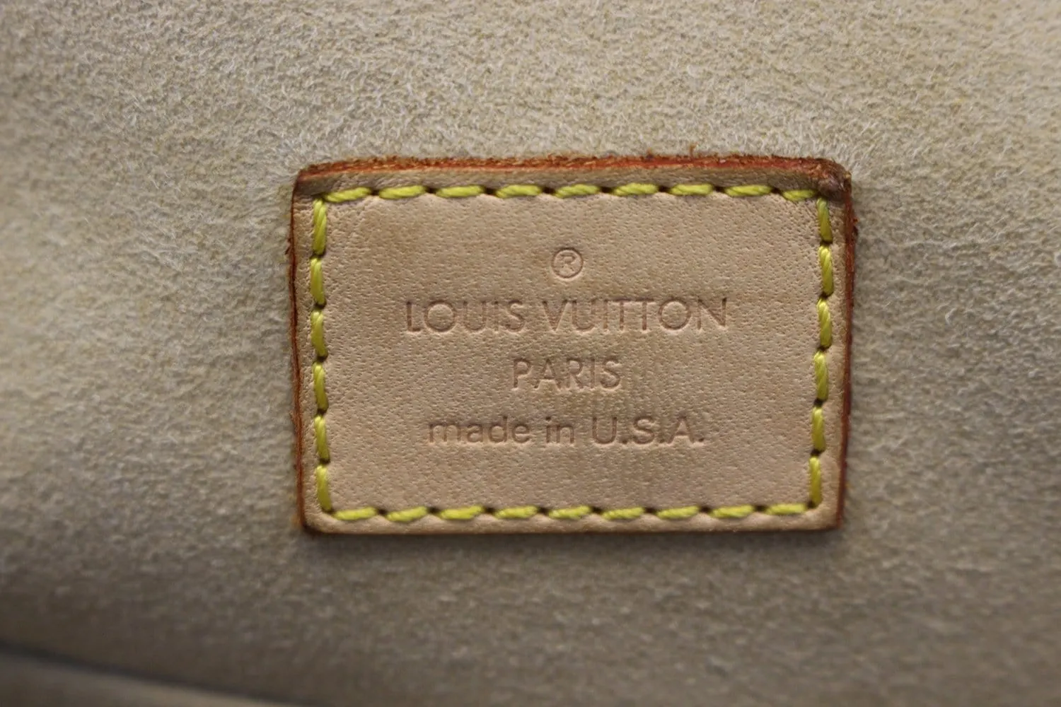 LOUIS VUITTON Monogram Canvas Brown Manhattan GM Satchel Bag