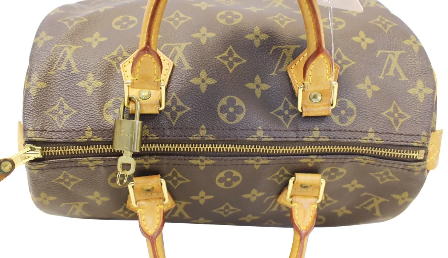 LOUIS VUITTON Monogram Canvas Speedy 30 Satchel Bag