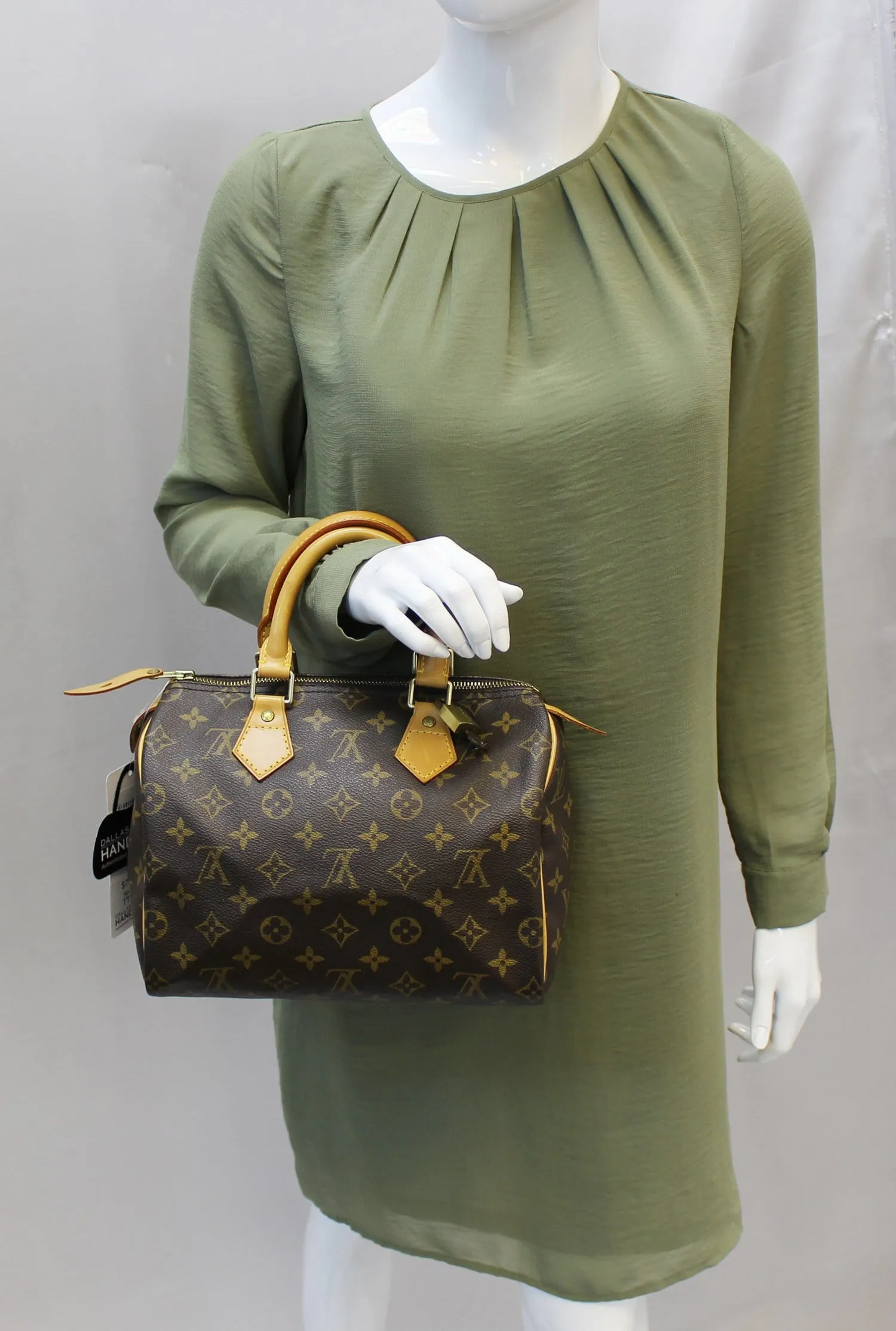 LOUIS VUITTON Satchel Bag Used Monogram Canvas Speedy 25