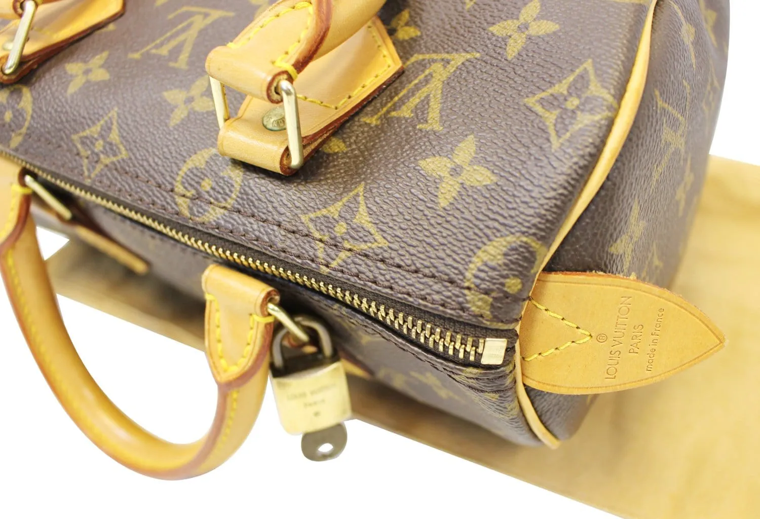 LOUIS VUITTON Satchel Bag Used Monogram Canvas Speedy 25