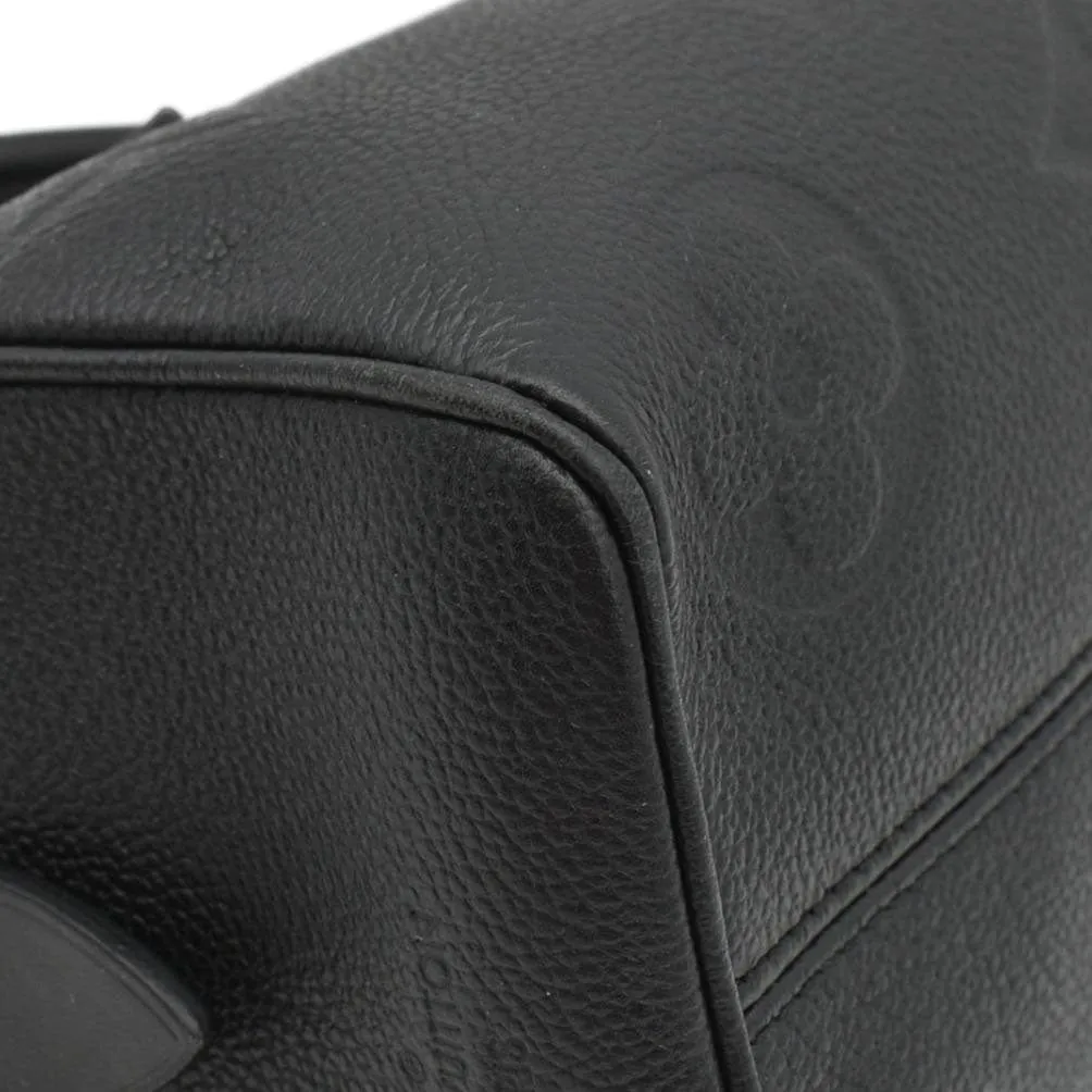 LOUIS VUITTON Speedy 20 Bandouliere Empreinte Leather Shoulder Bag Black