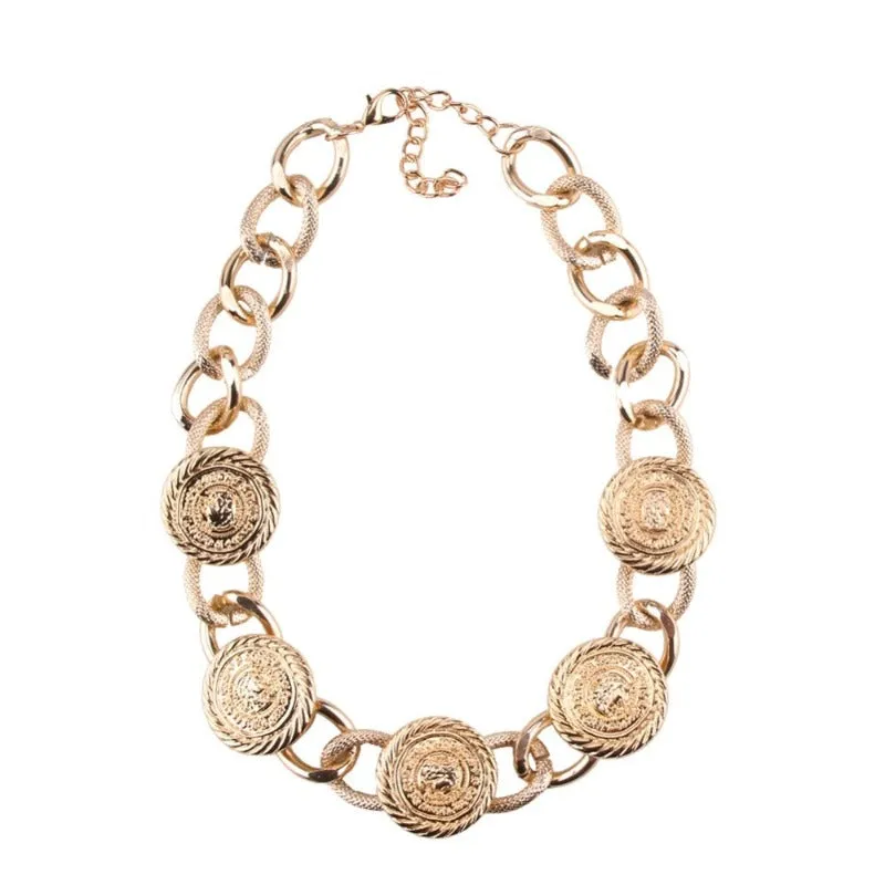 Luxury 14Kt Gold Necklace Women Wedding Party Jewelry