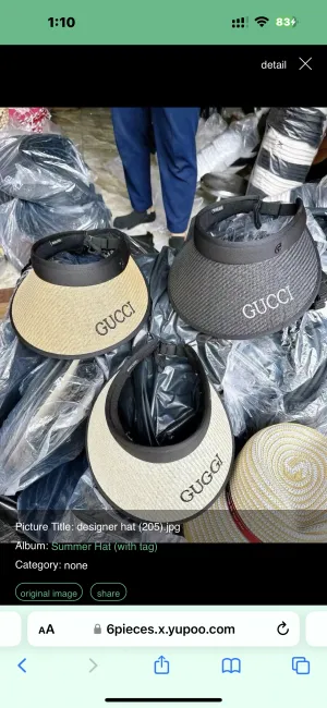 luxury hats