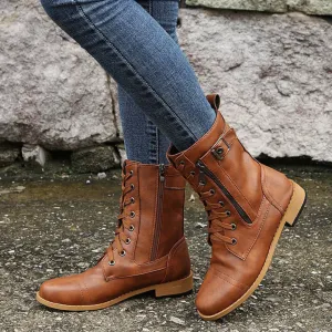 Maelira™ - Urban Edge Utility Boots