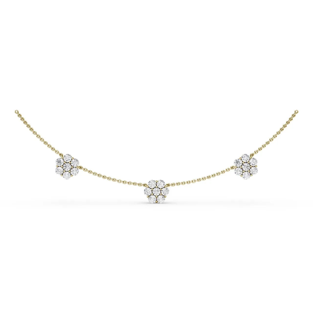Magnolia Diamond Necklace