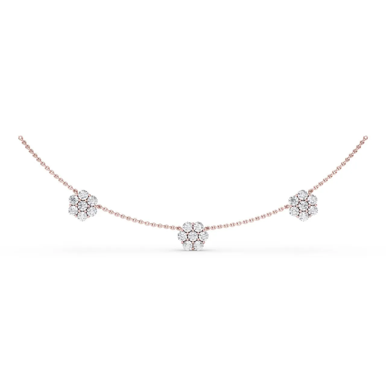 Magnolia Diamond Necklace
