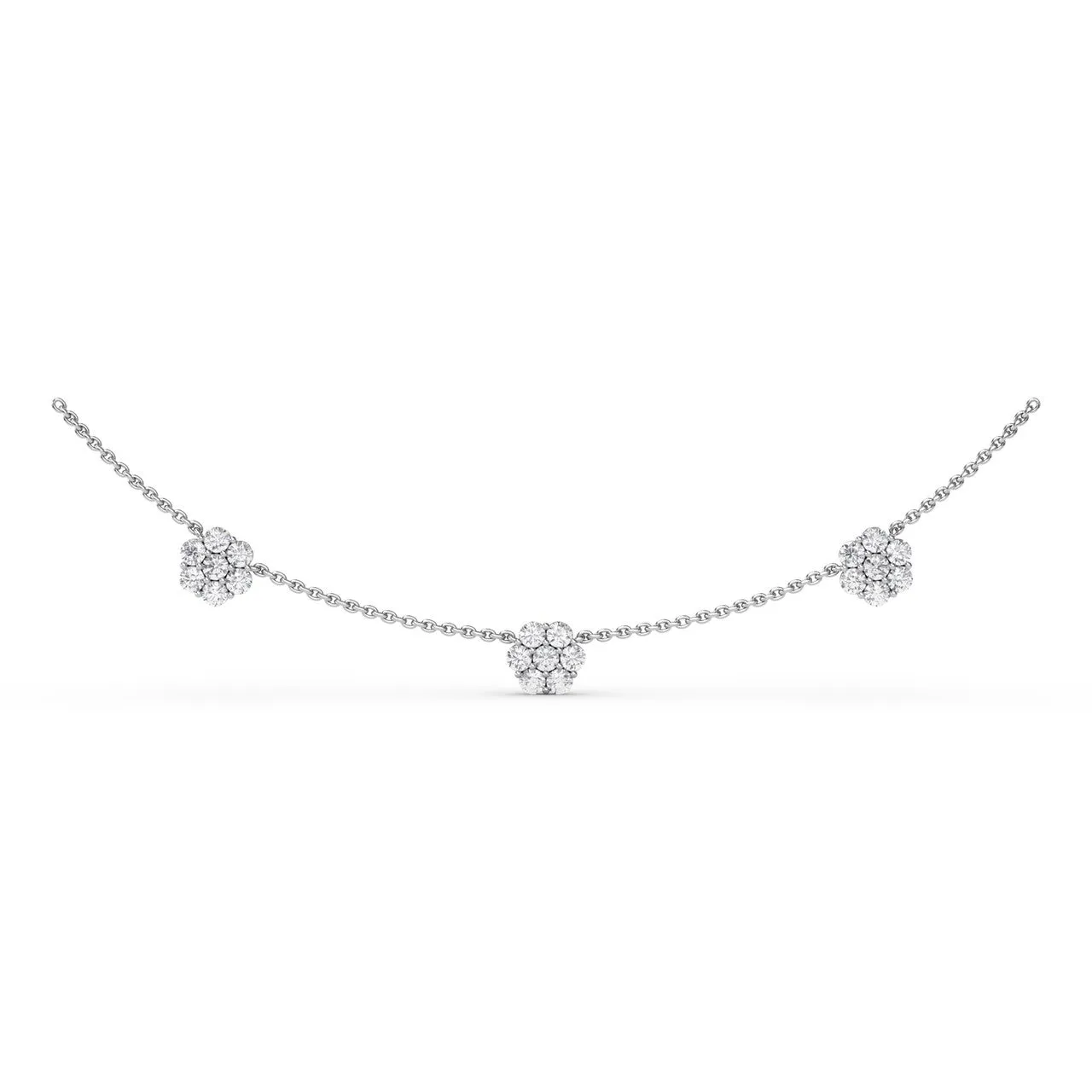 Magnolia Diamond Necklace