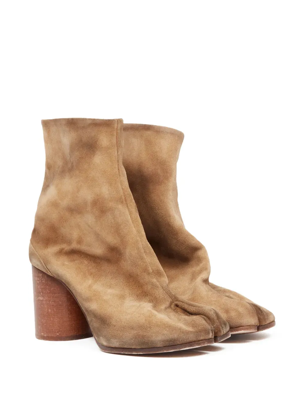 Maison Margiela Tabi 80mm suede ankle boots