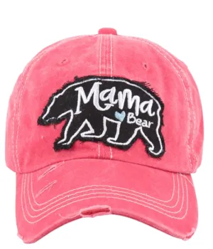 Mama Bear Baseball Cap - 4 COLORS