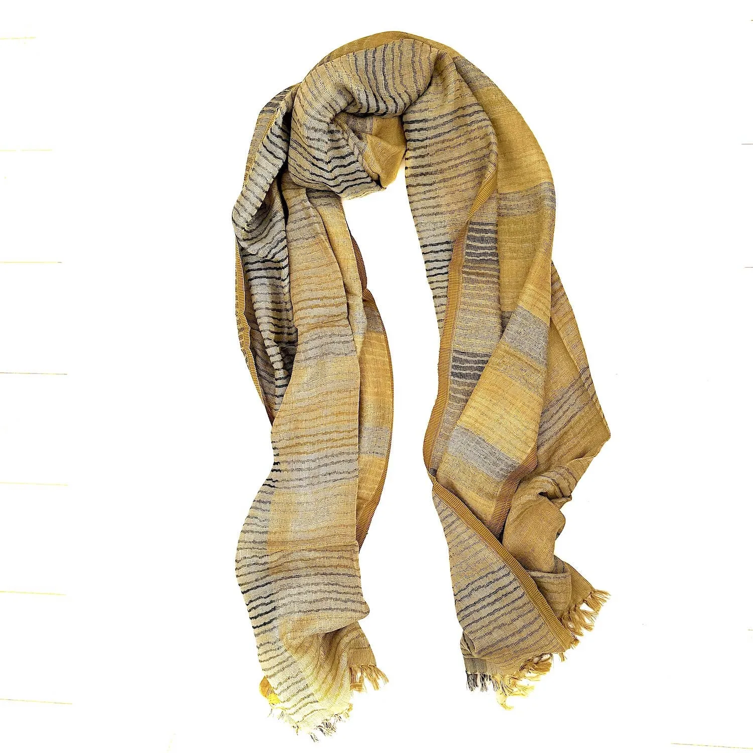 Marigold Row Silk Scarf