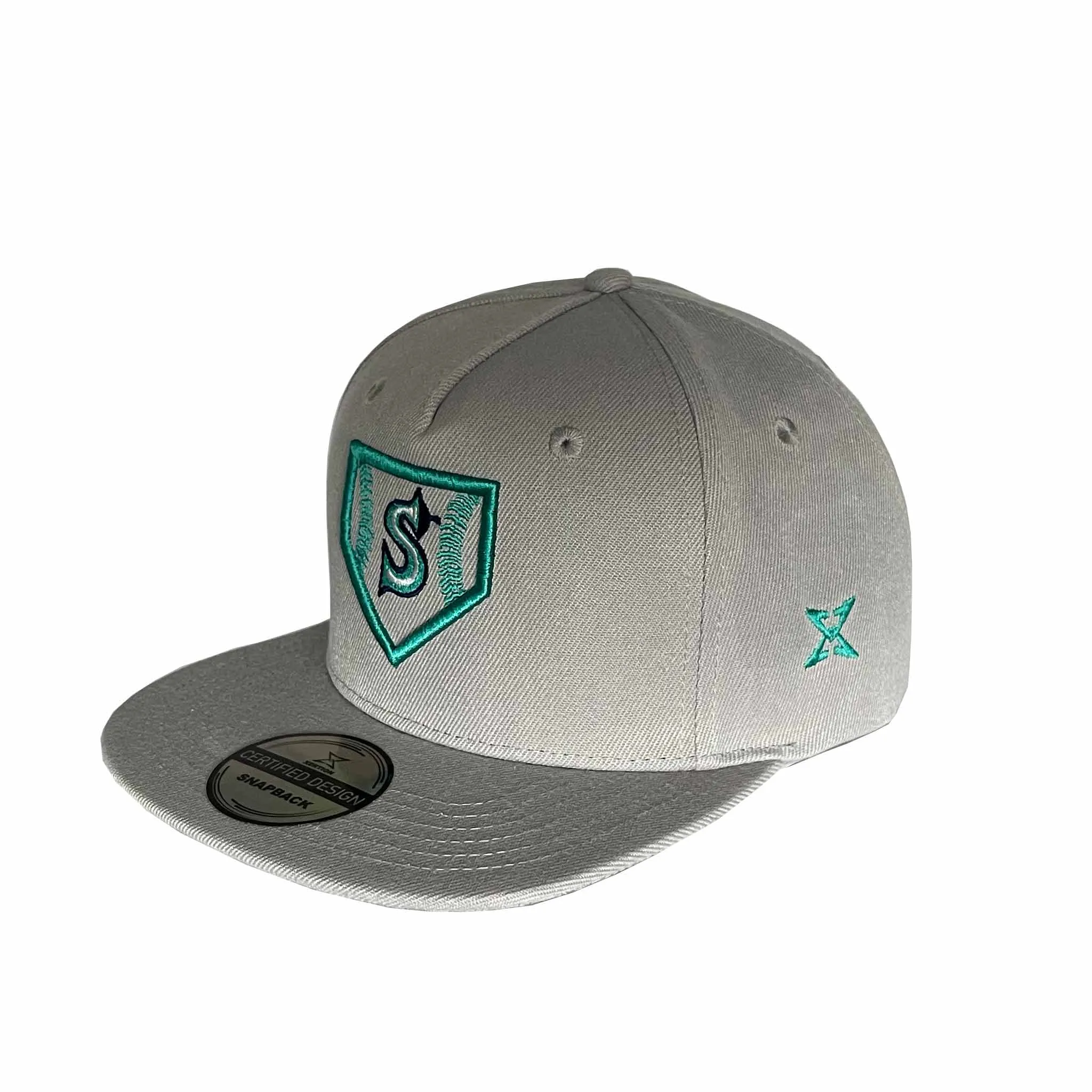 Mariners Home Plate Snapback Grey