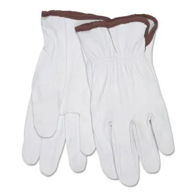 MCR Safety Premium-Grade Leather Driving Gloves, Goatskin, Small, Unlined, 3601S