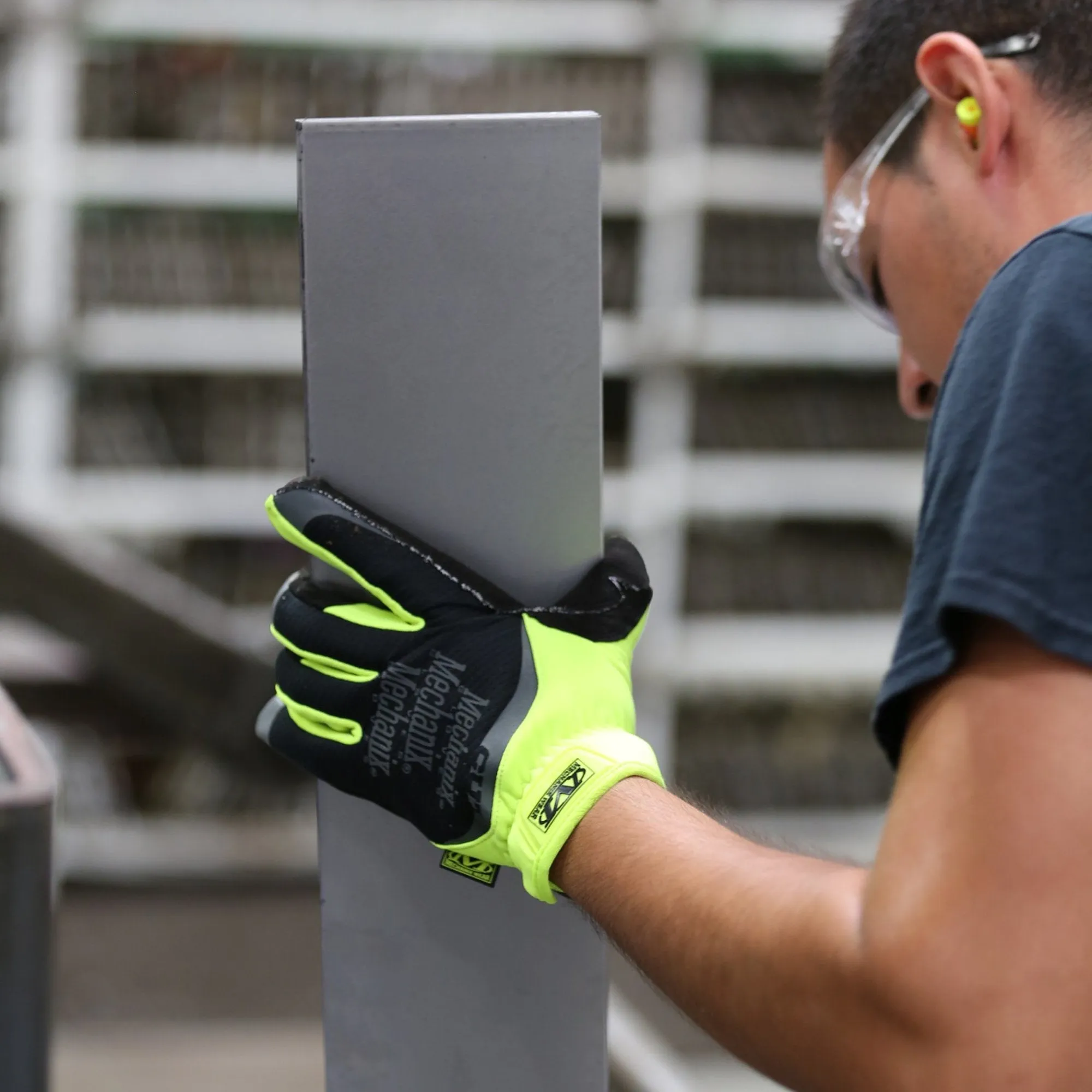 Mechanix Wear FastFit E5 Cut-Resistant Gloves Hi-Viz Yellow