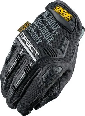 MECHANIX WEAR, INC M-Pact® Mechanics Glove, Armortex®/D3O®/EVA Foam/Synthetic Leather/TPR/TrekDry® Size 11, Black/Gray, MPT-58-011