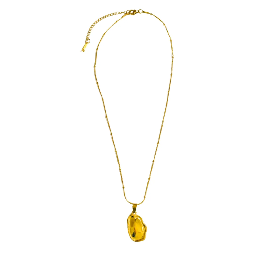 Melted Pendant Necklace