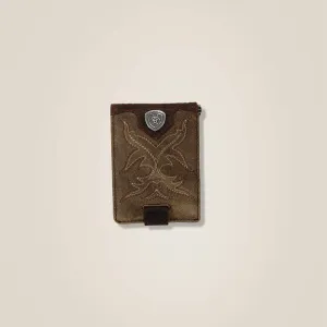 Men's Ariat Bifold Wallet Shaft Stich