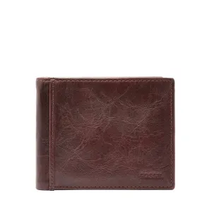 MENS FOSSIL INGAM RFID BIFOLD WITH FLIP ID