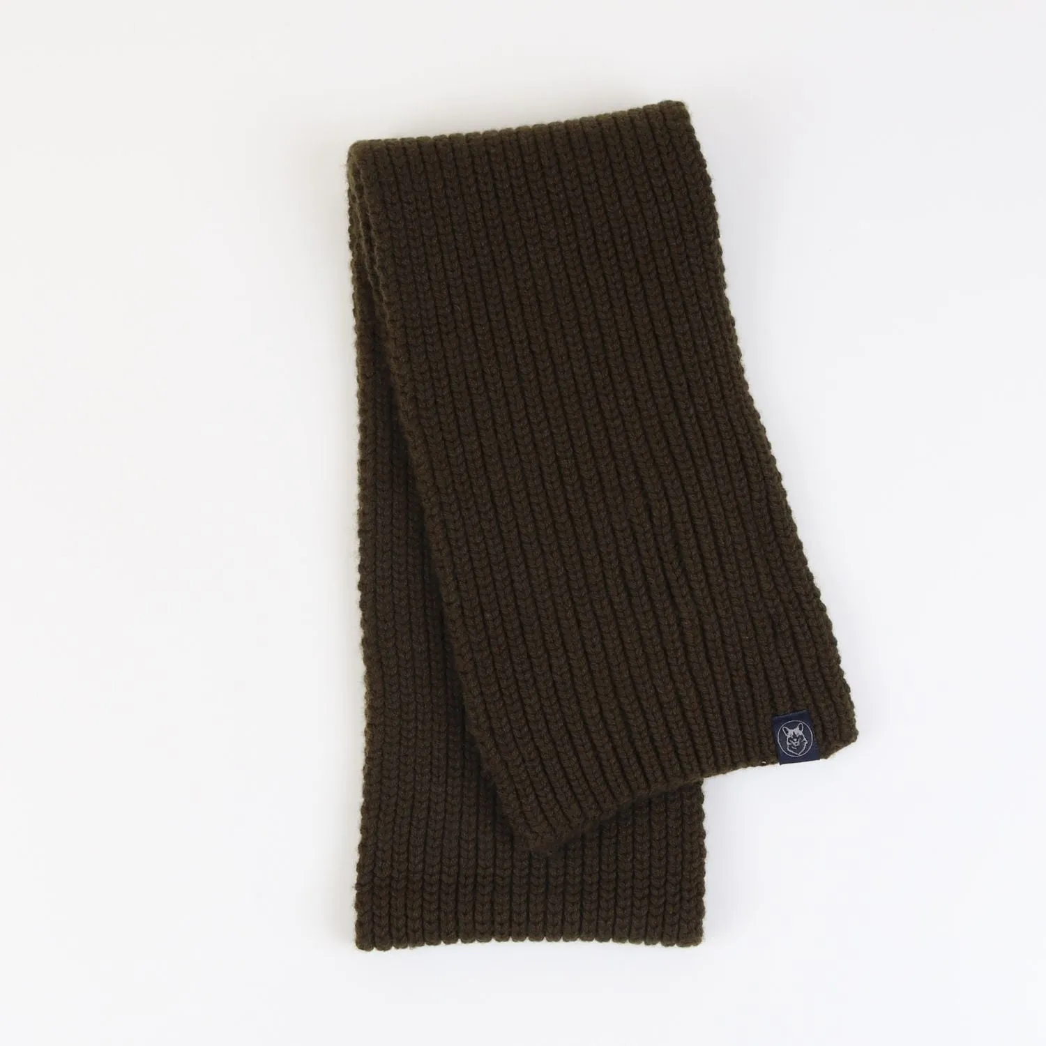Men's Marl Ribbed Cashmere Scarf