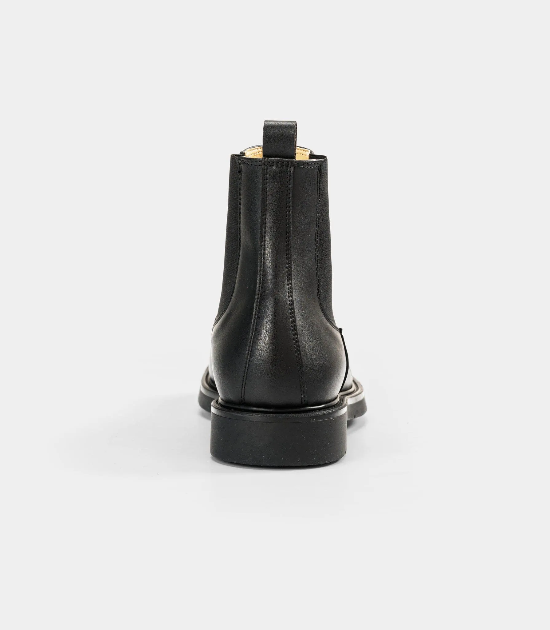 Men's Vegan Leather Chelsea Boots | Black