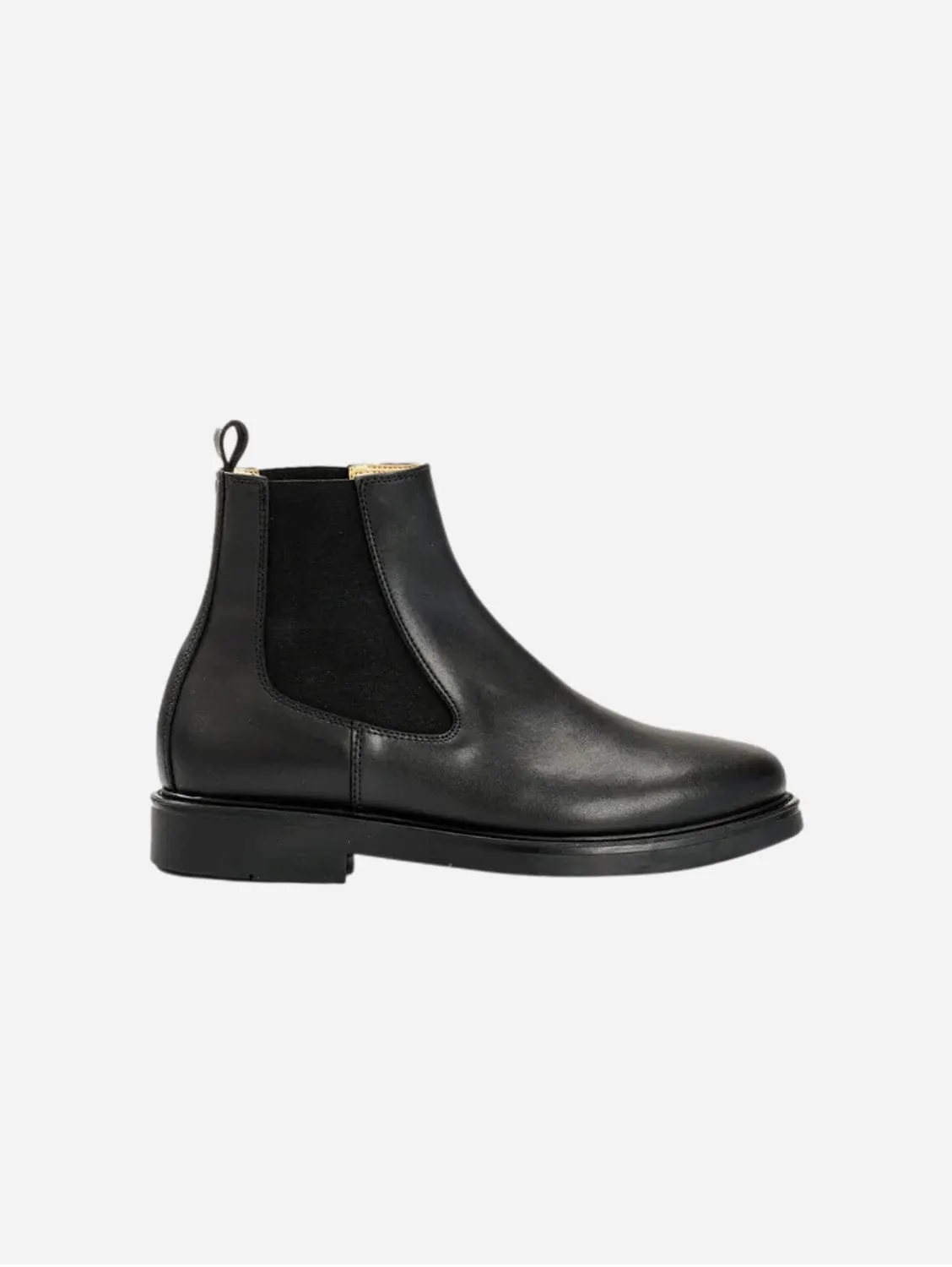 Men's Vegan Leather Chelsea Boots | Black