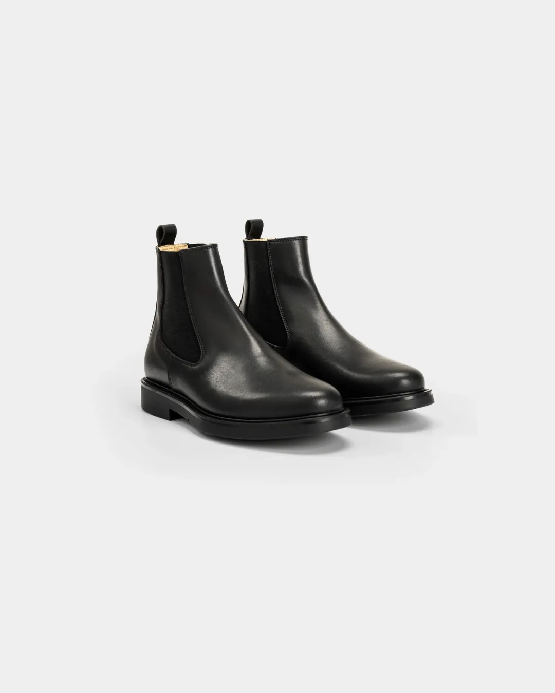 Men's Vegan Leather Chelsea Boots | Black