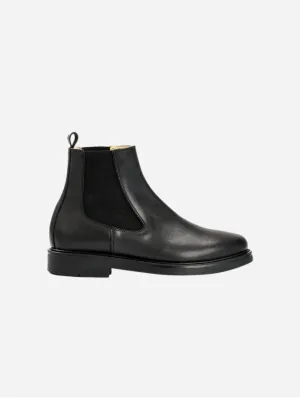 Men's Vegan Leather Chelsea Boots | Black