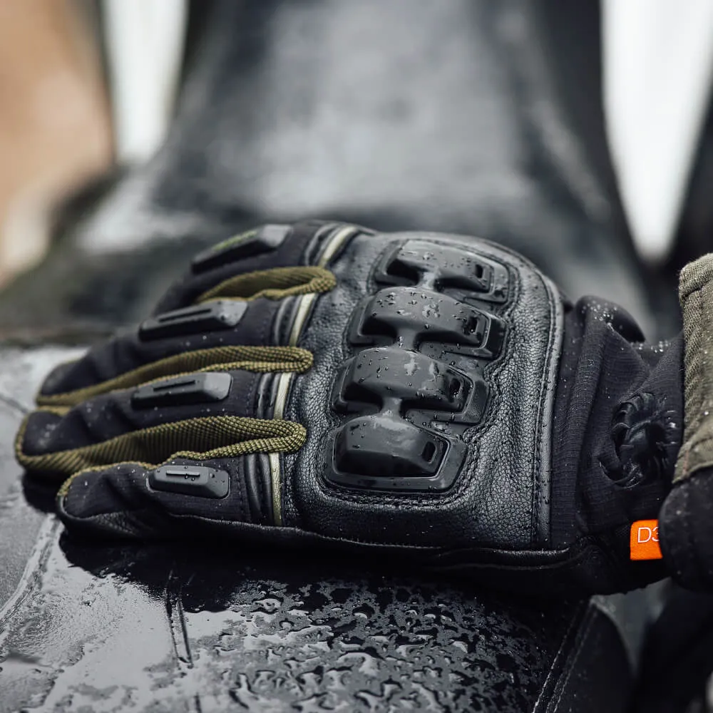Merlin Jura Hydro D3O Gloves Black / Dark Green