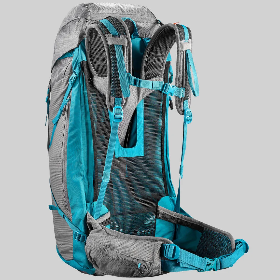 MH500 40L Women’s Mountain Walking Backpack - Grey/Blue