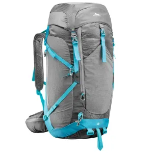 MH500 40L Women’s Mountain Walking Backpack - Grey/Blue