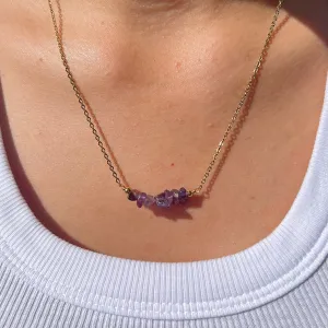 Minimal Gold Chip Necklaces